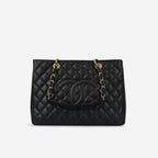Chanel GST - Black Caviar | Gold Hardware