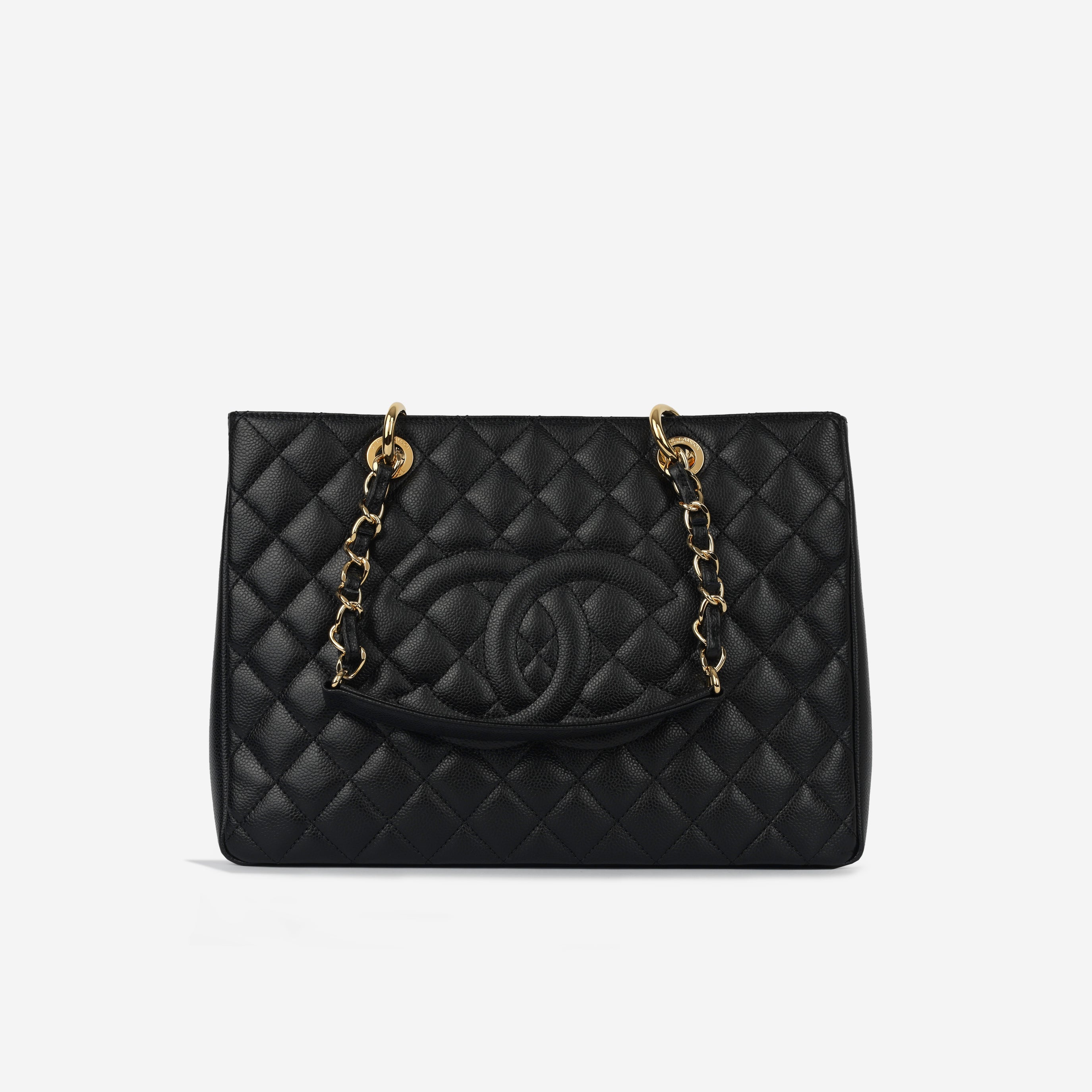 Chanel GST - Black Caviar | Gold Hardware
