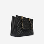 Chanel GST - Black Caviar | Gold Hardware
