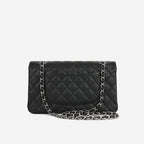 Chanel Medium Classic Flap - Black Caviar | Silver Hardware