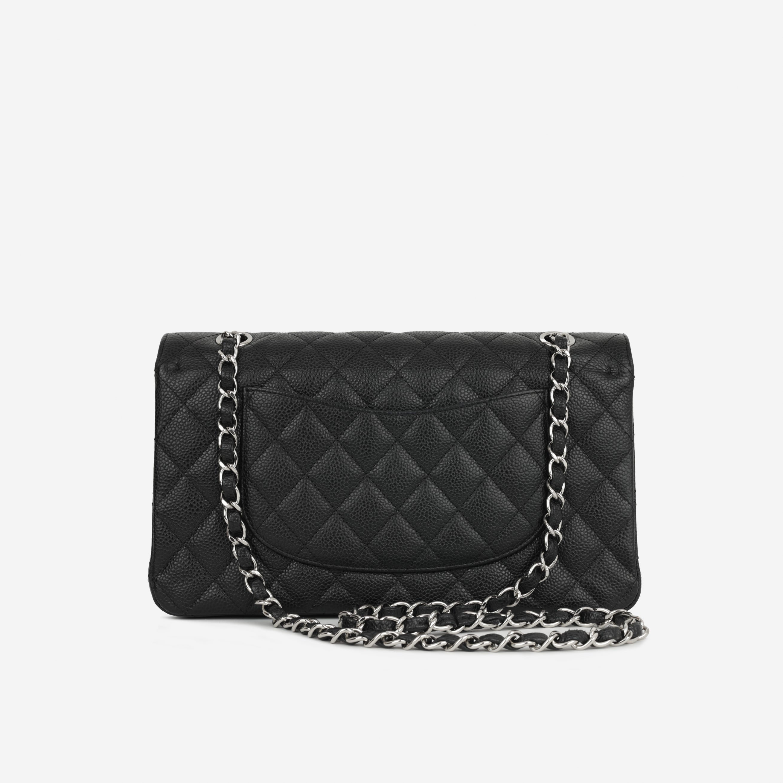 Chanel Medium Classic Flap - Black Caviar | Silver Hardware