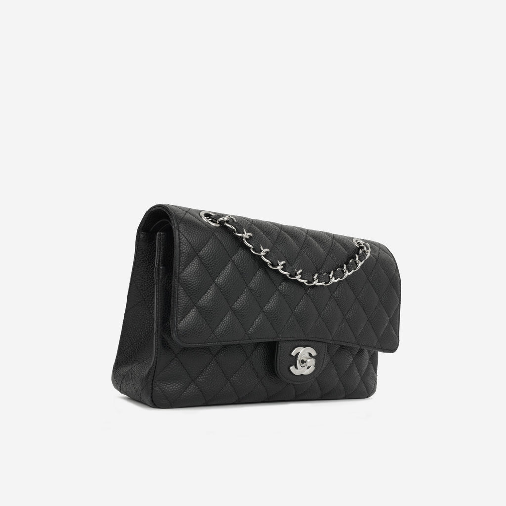 Chanel Medium Classic Flap - Black Caviar | Silver Hardware