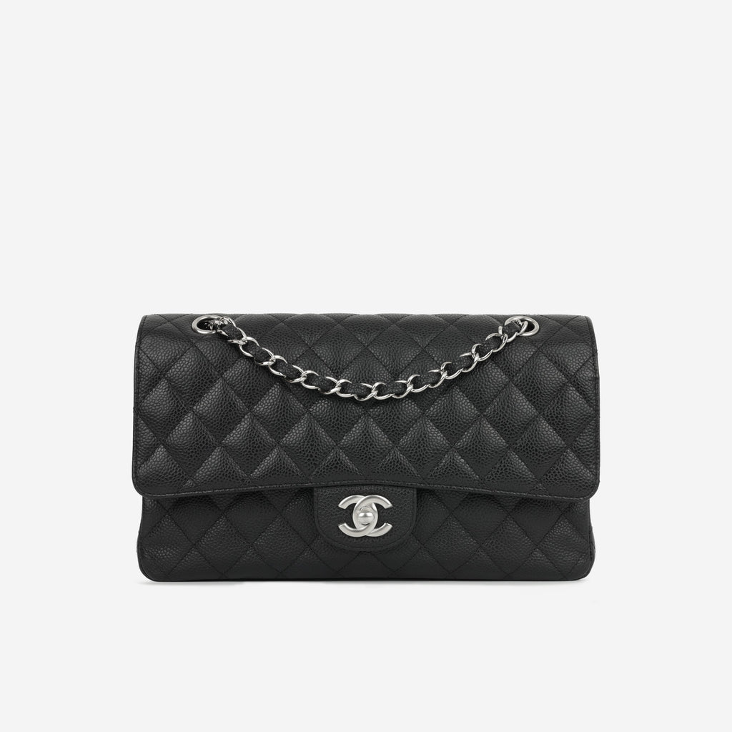 Chanel Medium Classic Flap - Black Caviar | Silver Hardware