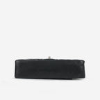 Chanel Medium Classic Flap - Black Lambskin | Silver Hardware