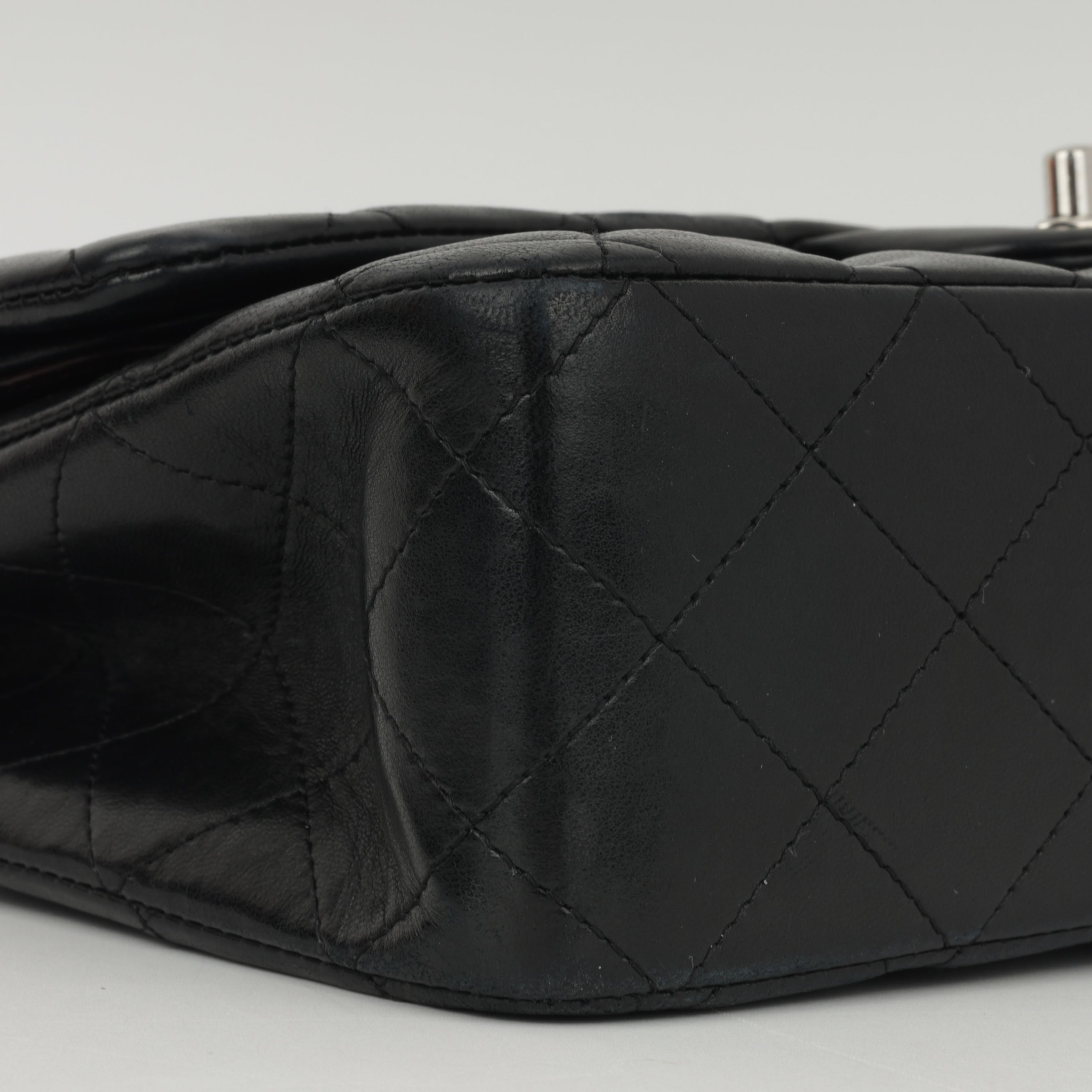 Chanel Medium Classic Flap - Black Lambskin | Silver Hardware