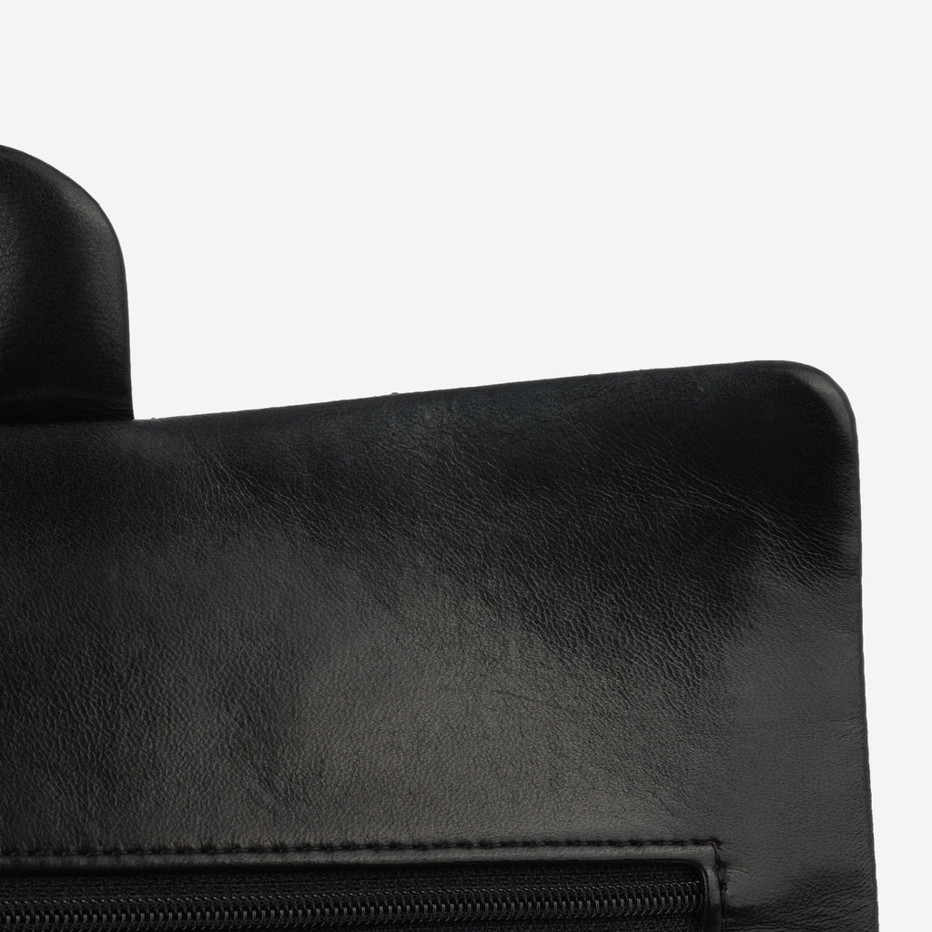 Chanel Medium Classic Flap - Black Lambskin | Silver Hardware