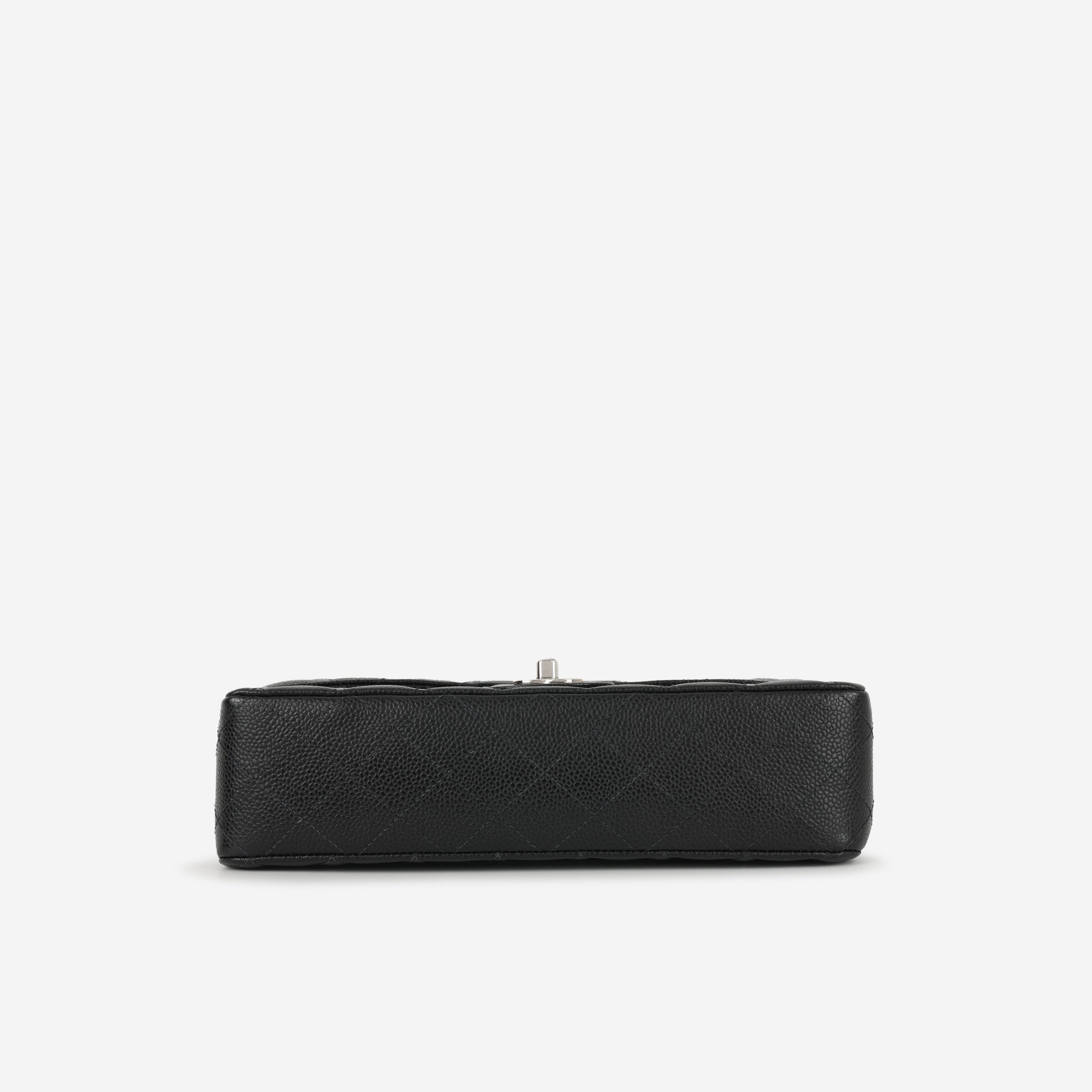 Chanel Vintage Medium Classic Flap - Black Caviar | Silver Hardware