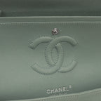 Chanel Medium Classic Flap - Sage Green Caviar | Silver Hardware