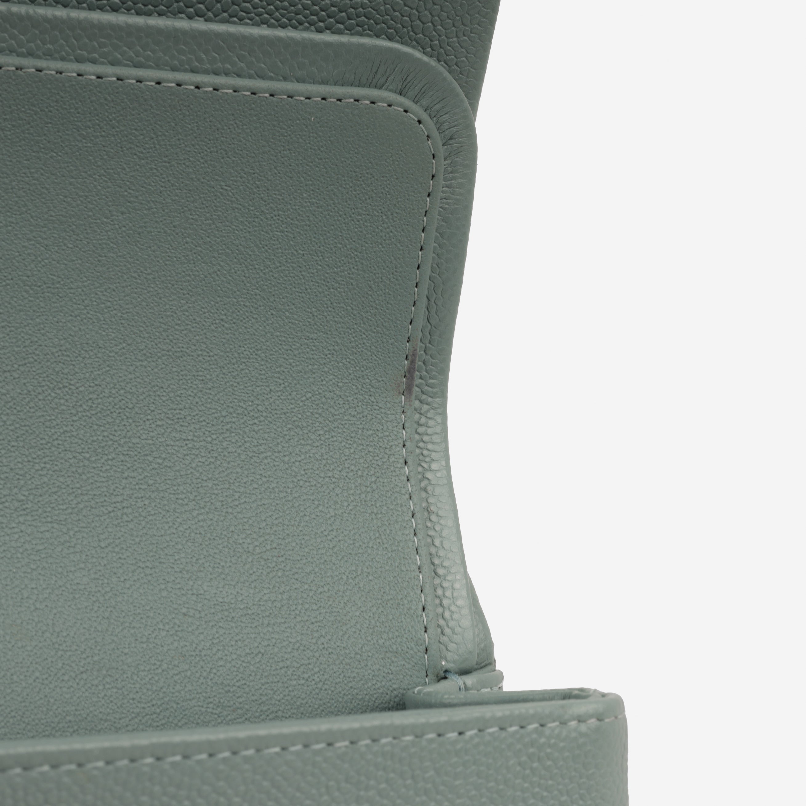Chanel Medium Classic Flap - Sage Green Caviar | Silver Hardware