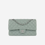 Chanel Medium Classic Flap - Sage Green Caviar | Silver Hardware