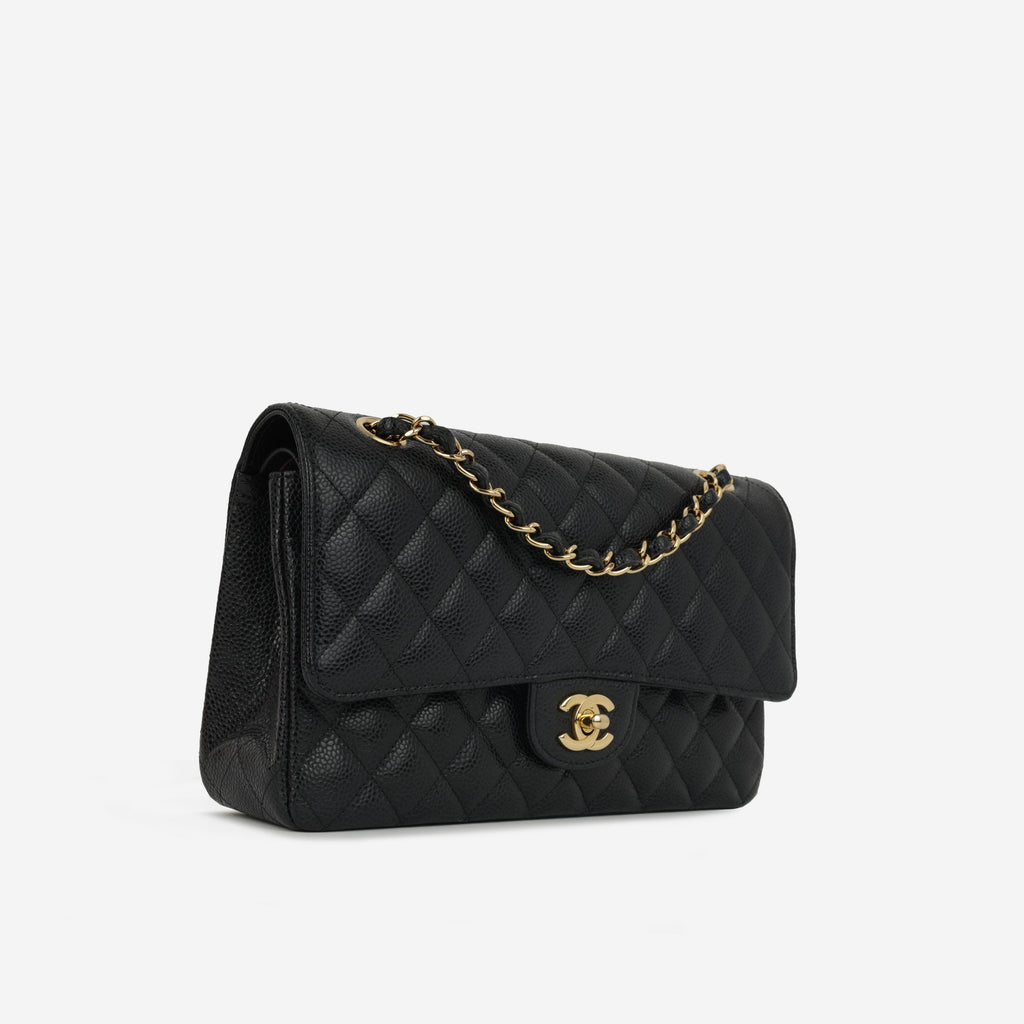 Chanel Medium Classic Flap Black Caviar | Gold Hardware (2022)