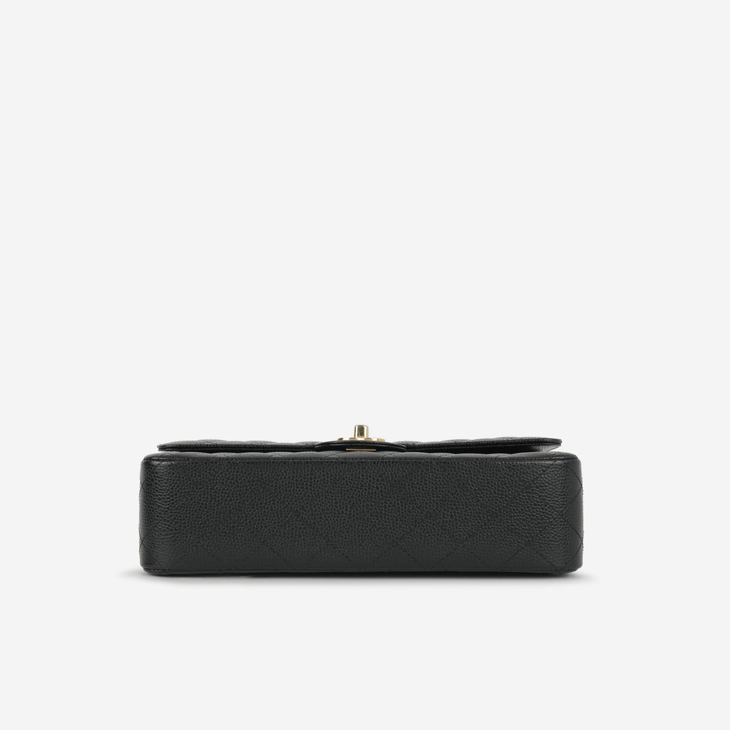 Chanel Medium Classic Flap Black Caviar | Gold Hardware (2024)