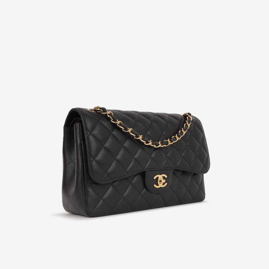 Chanel Classic Flap Bag - Jumbo Classic Flap | Gold Hardware