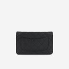 Chanel Classic Wallet on Chain - Black Caviar | Gold Hardware