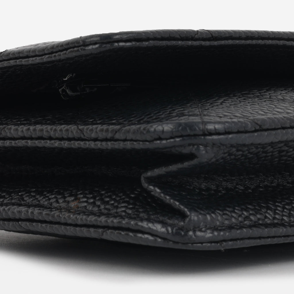 Chanel Classic Wallet on Chain - Black Caviar | Gold Hardware