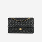 Chanel Medium Classic Flap - Black Lambskin | Gold Hardware (2022)