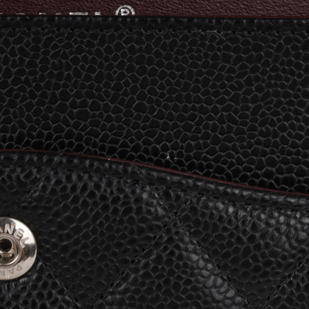 Chanel Medium Classic Flap Black Caviar | Silver Hardware