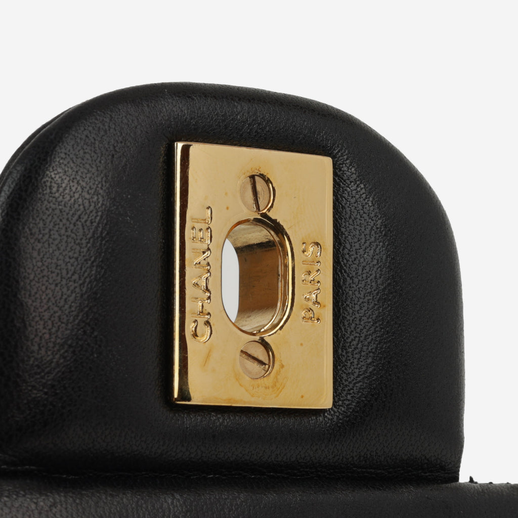 Chanel Medium Classic Flap - Black Lambskin | Gold Hardware
