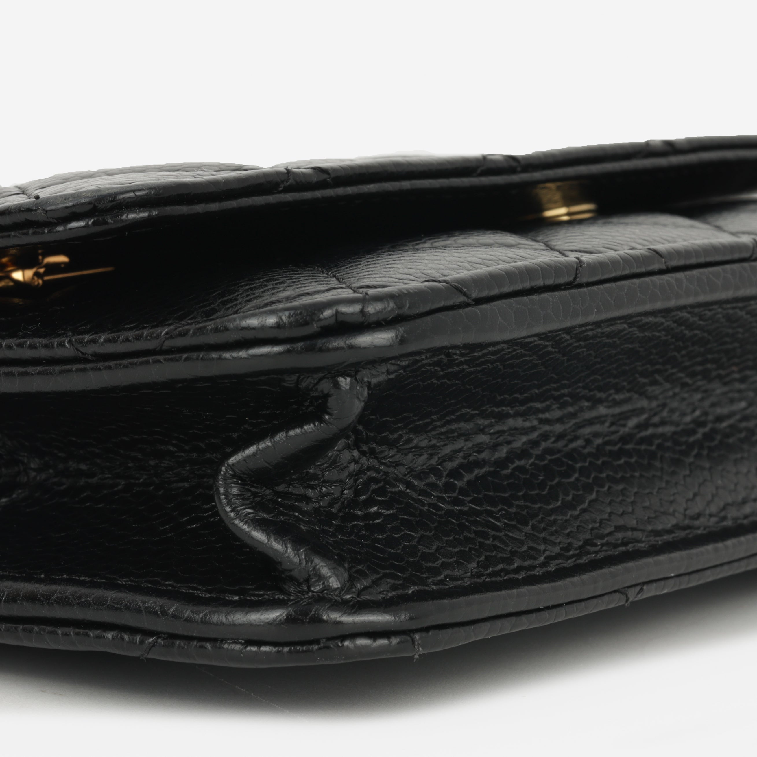 Chanel Classic Wallet on Chain - Black Caviar | Gold Hardware