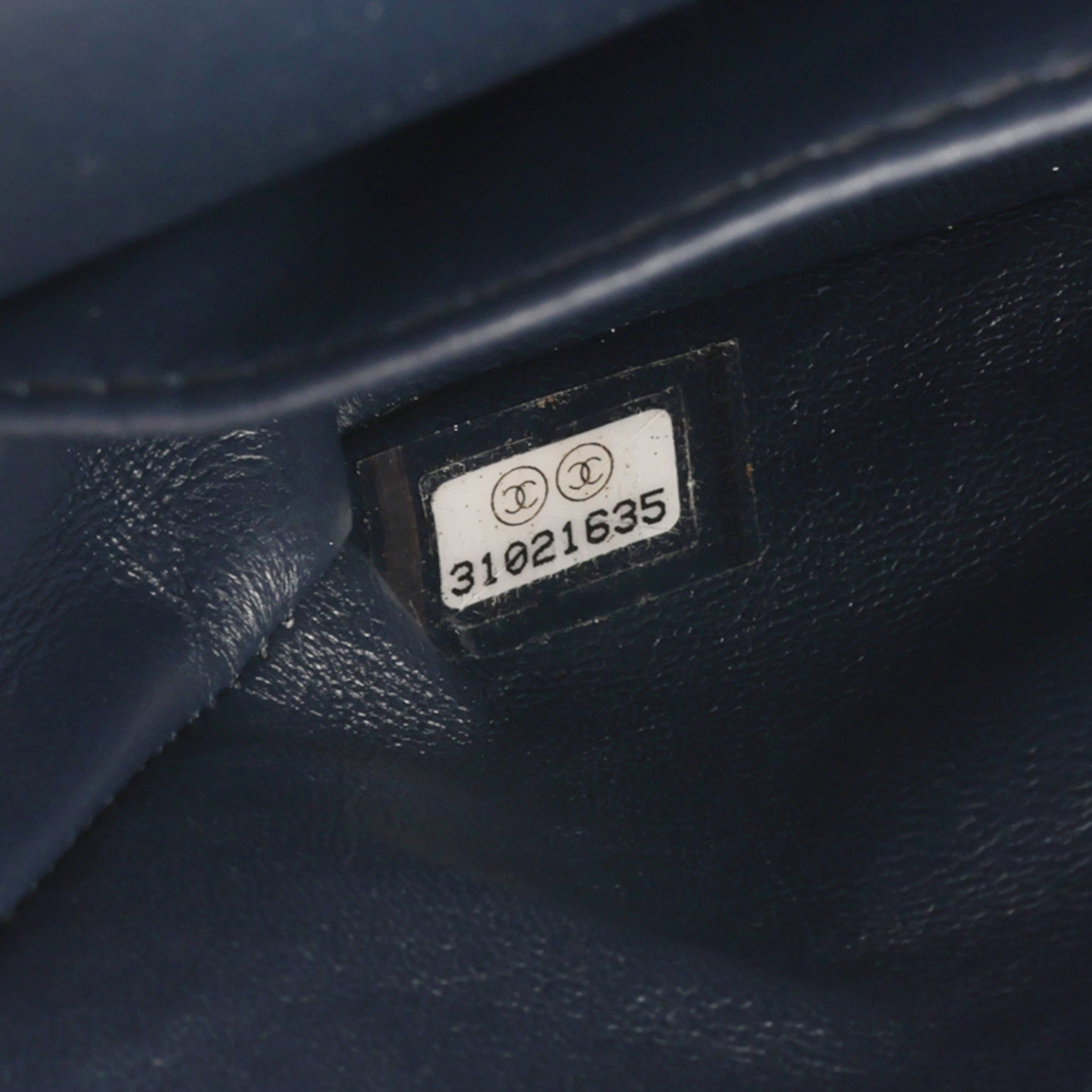 Chanel Small Classic Flap - Midnight Blue Caviar | Champagne Gold Hardware