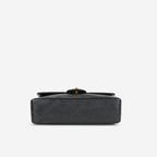 Chanel Vintage Small Classic Flap - Midnight Blue Caviar | Gold Hardware