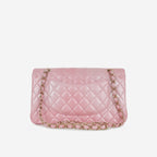 Chanel 23S Medium Classic Flap - Iridescent Pink Lambskin | Champagne Gold Hardware