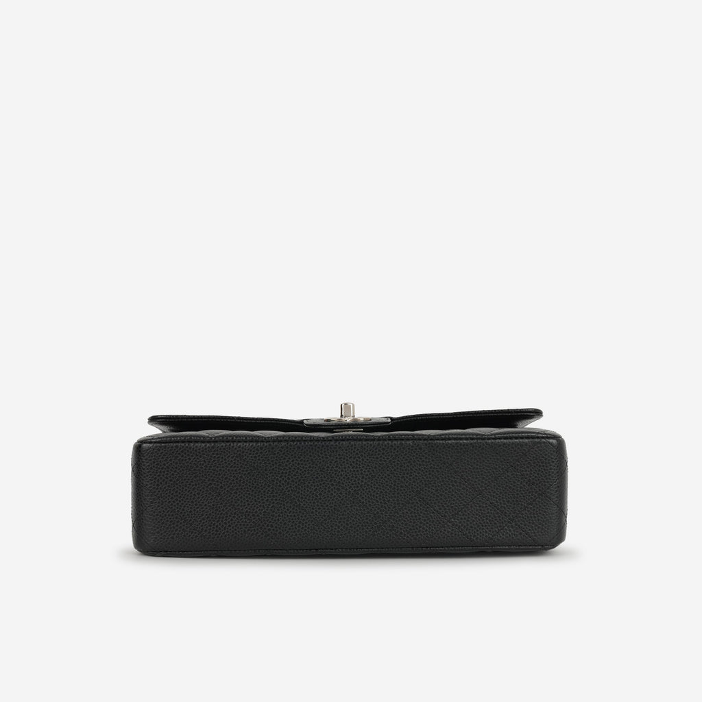 Chanel Medium Classic Flap Black Caviar | Silver Hardware