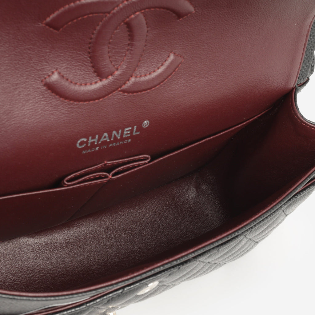 Chanel Medium Classic Flap Black Caviar | Silver Hardware