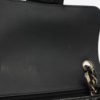 Chanel Mini Flap Rectangular - Black Patent | Gold Hardware