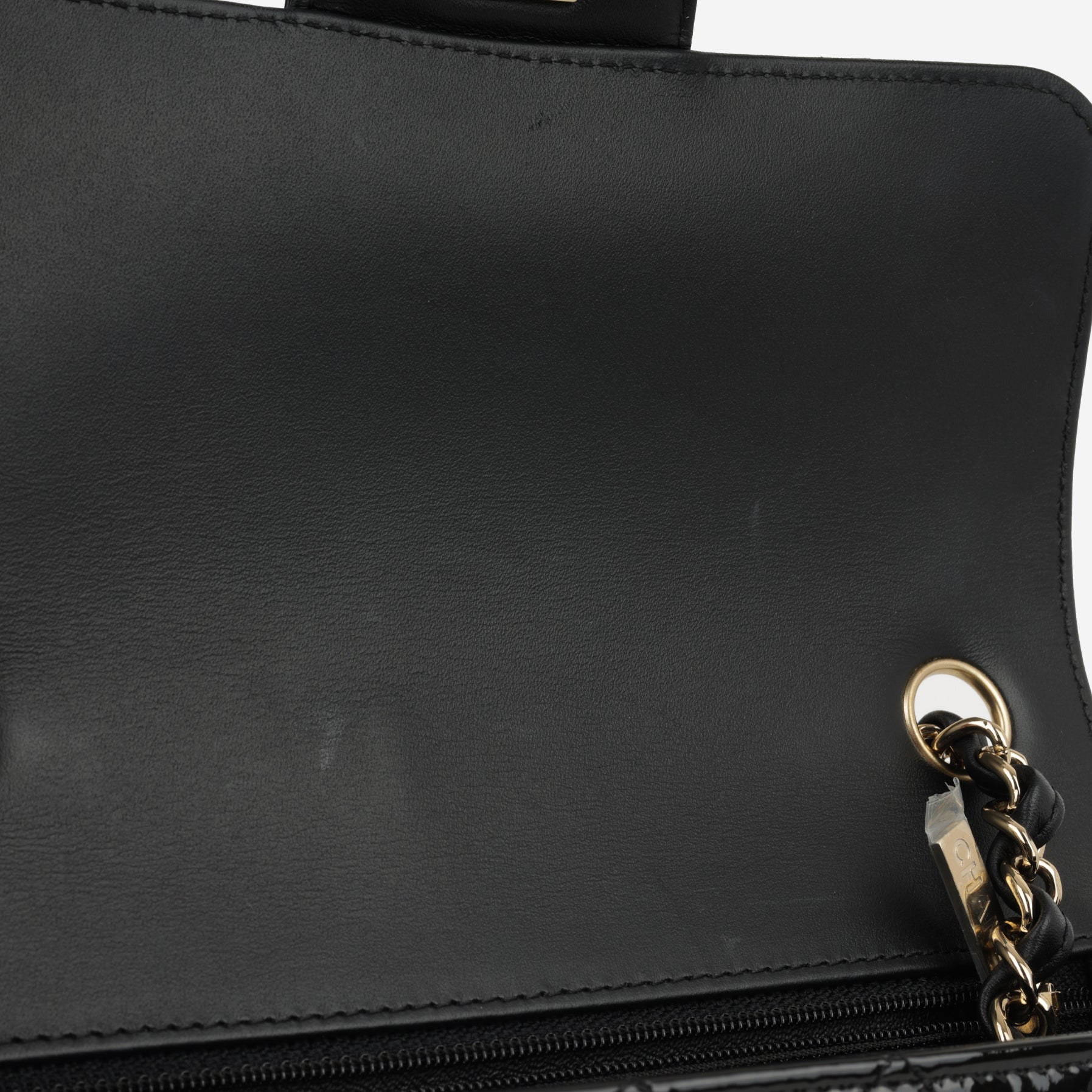 Chanel Mini Flap Rectangular - Black Patent | Gold Hardware