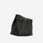 Chanel Timeless CC Shopping Tote | Champagne Hardware