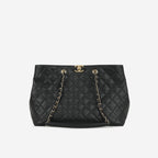 Chanel Timeless CC Shopping Tote | Champagne Hardware