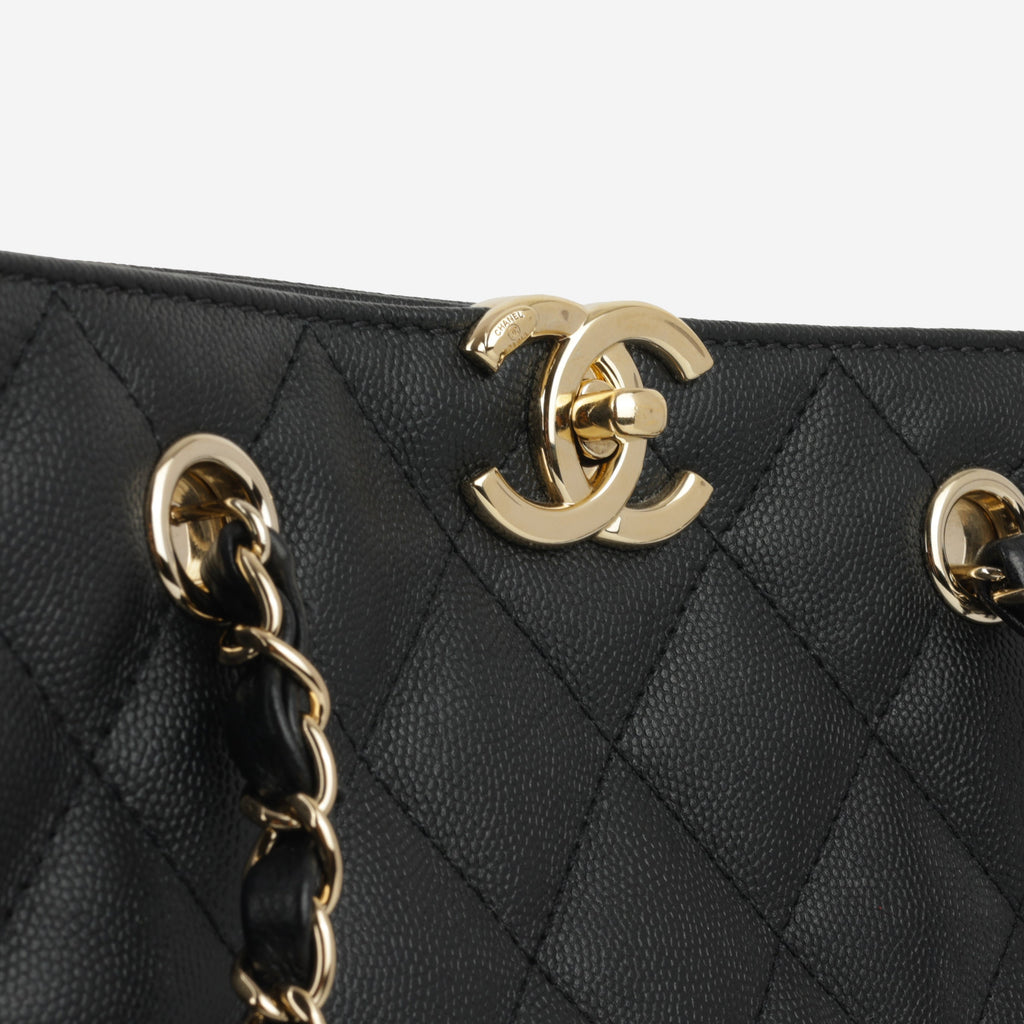 Chanel Timeless CC Shopping Tote | Champagne Hardware