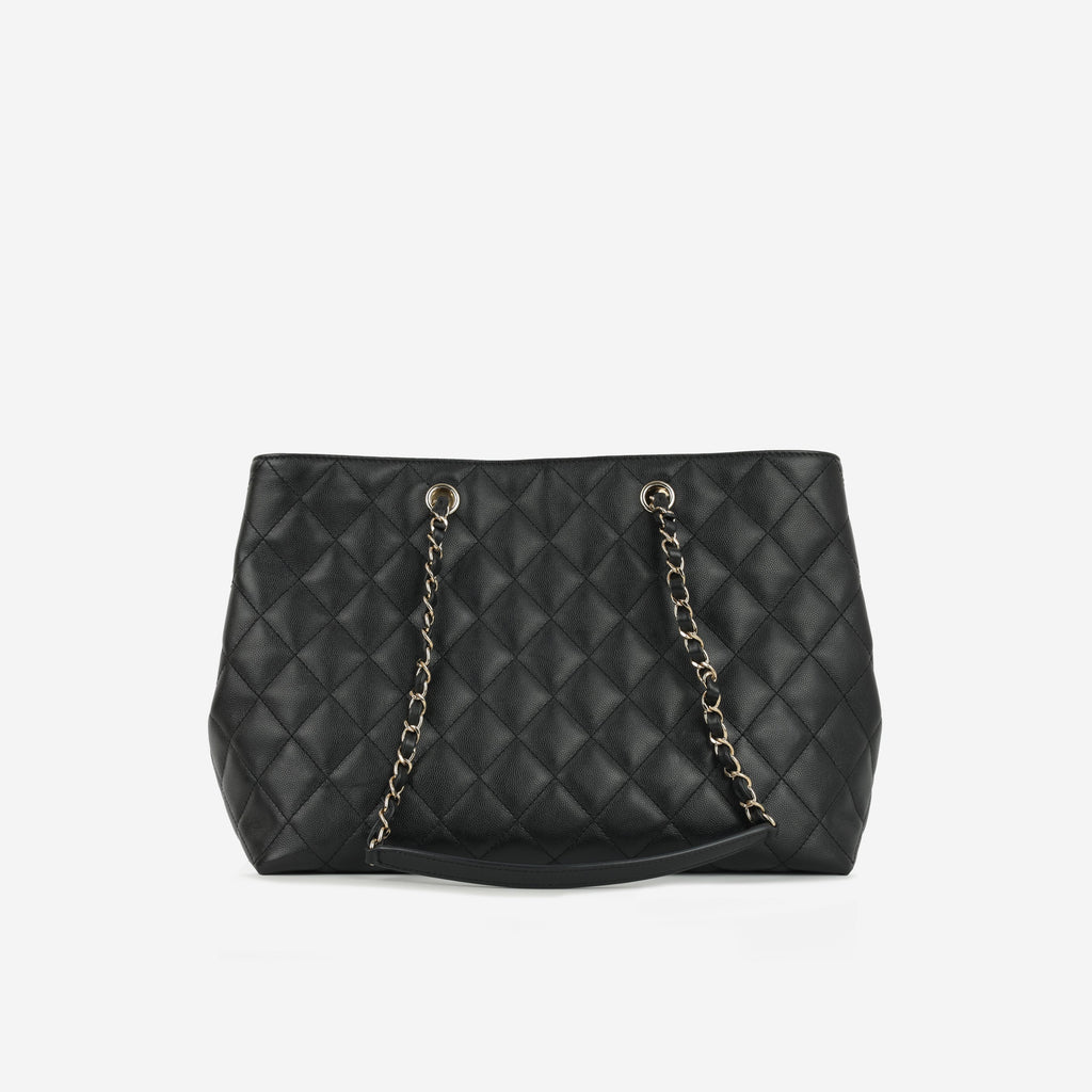 Chanel Timeless CC Shopping Tote | Champagne Hardware