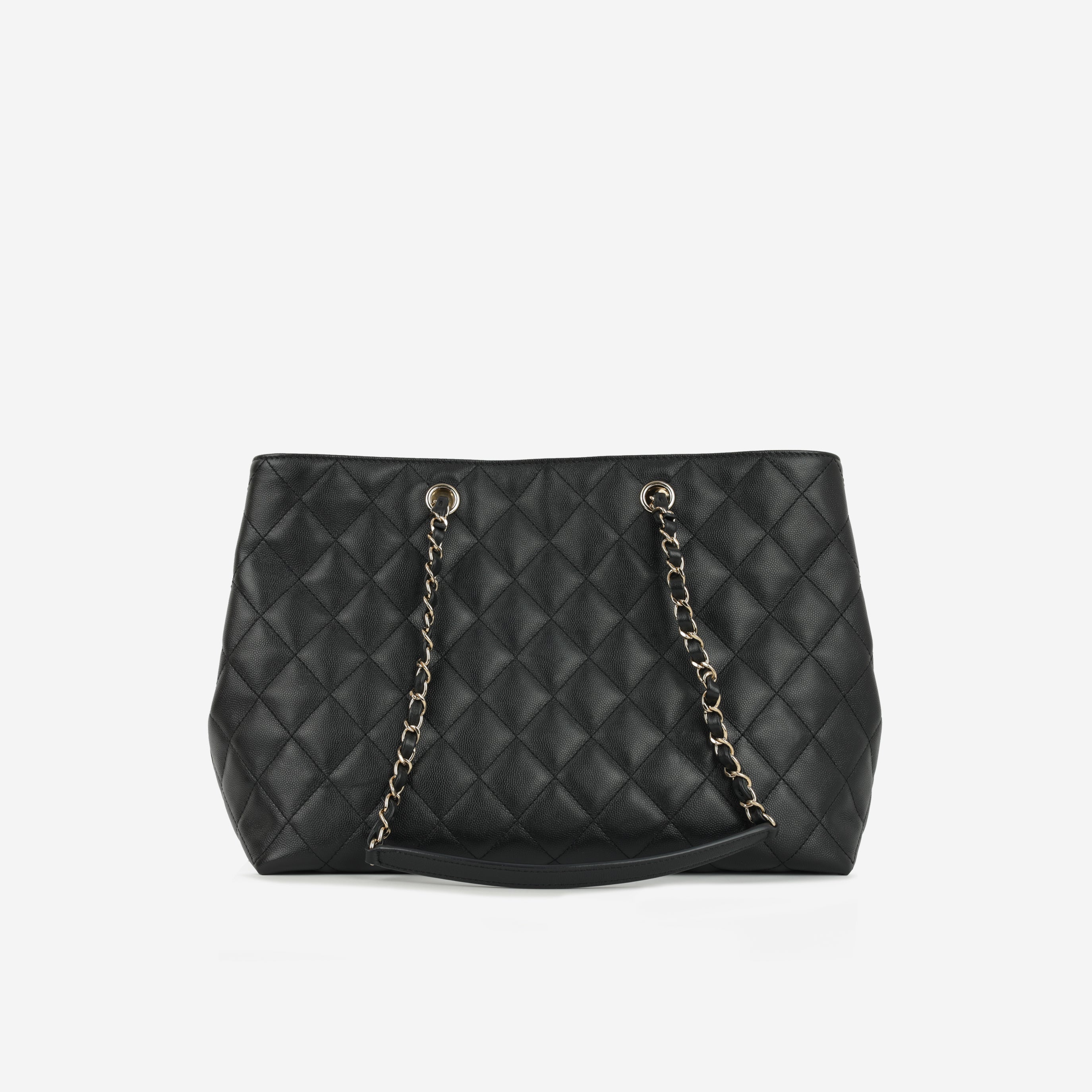 Chanel Timeless CC Shopping Tote | Champagne Hardware