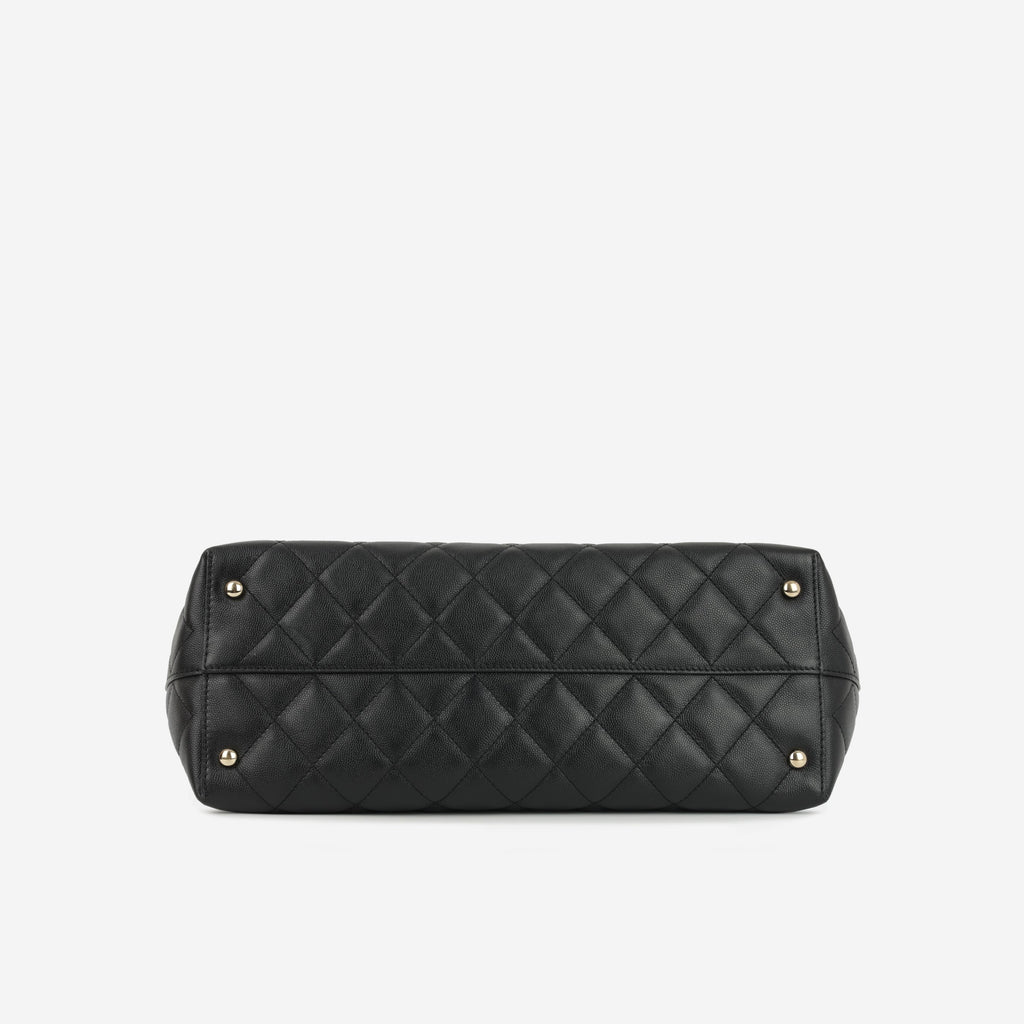Chanel Timeless CC Shopping Tote | Champagne Hardware