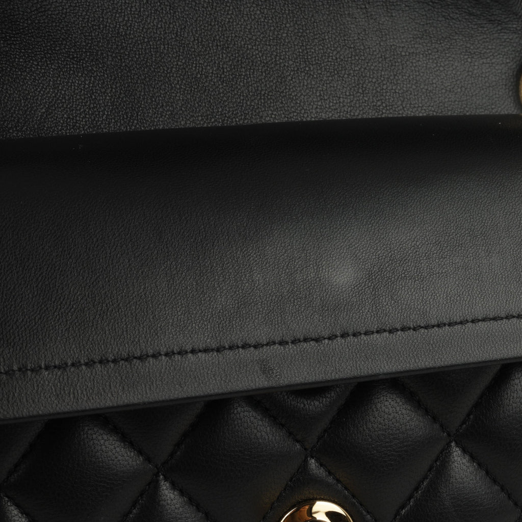Chanel Small Classic Flap - Black Lambskin | Gold Hardware