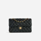 Chanel Small Classic Flap - Black Lambskin | Gold Hardware