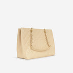 Chanel GST - Beige Caviar | Gold Hardware