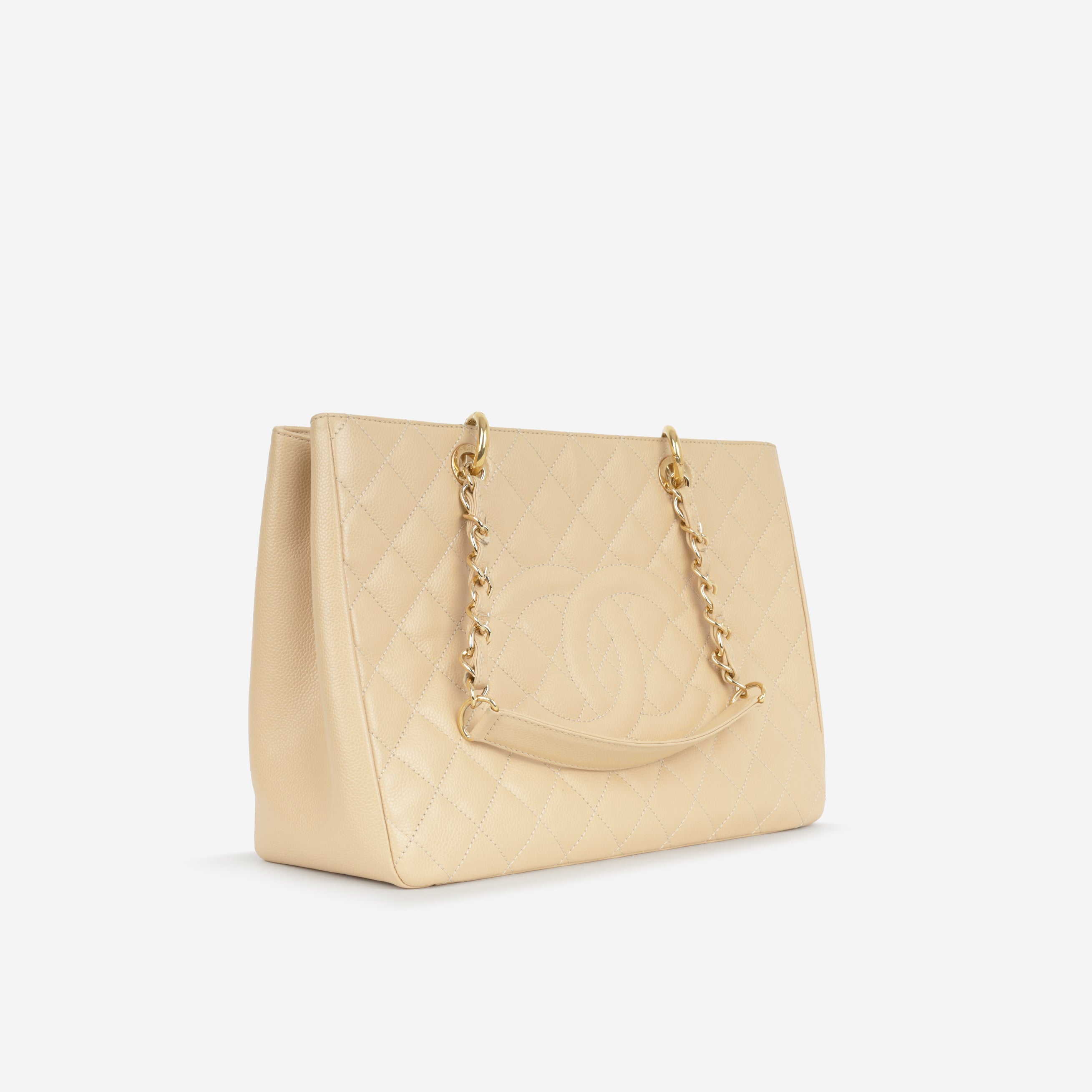 Chanel GST - Beige Caviar | Gold Hardware