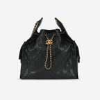 Chanel Medium 25 Hobo Bag - Black | Gold Hardware