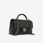 Chanel Mini Rectangular Top Handle | Gold Hardware