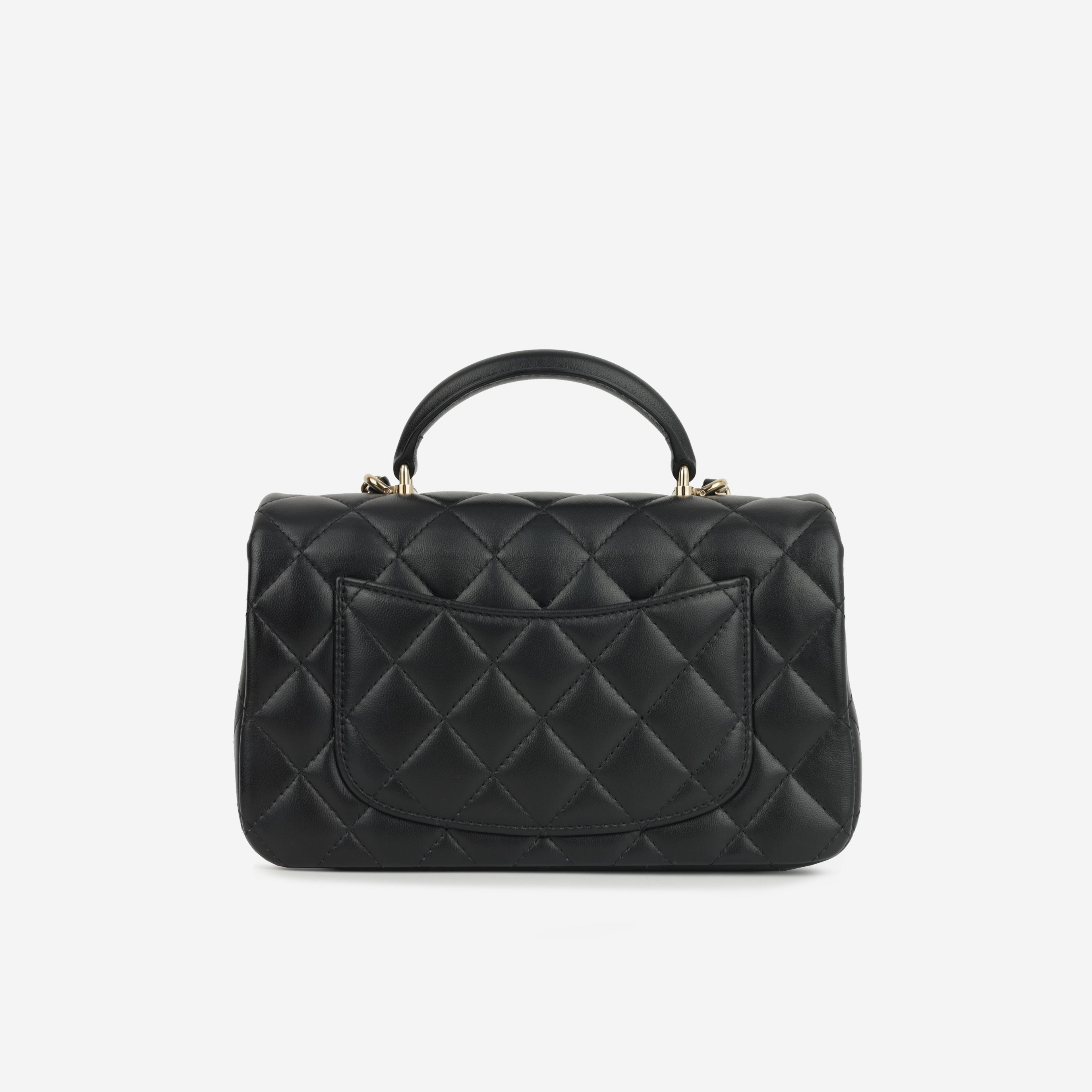 Chanel Mini Rectangular Top Handle | Gold Hardware