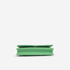 Chanel Classic Wallet on Chain - Green Caviar | Champagne Gold Hardware