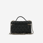 Chanel Vanity with Chain - Black Lambskin | Champagne Gold Hardware