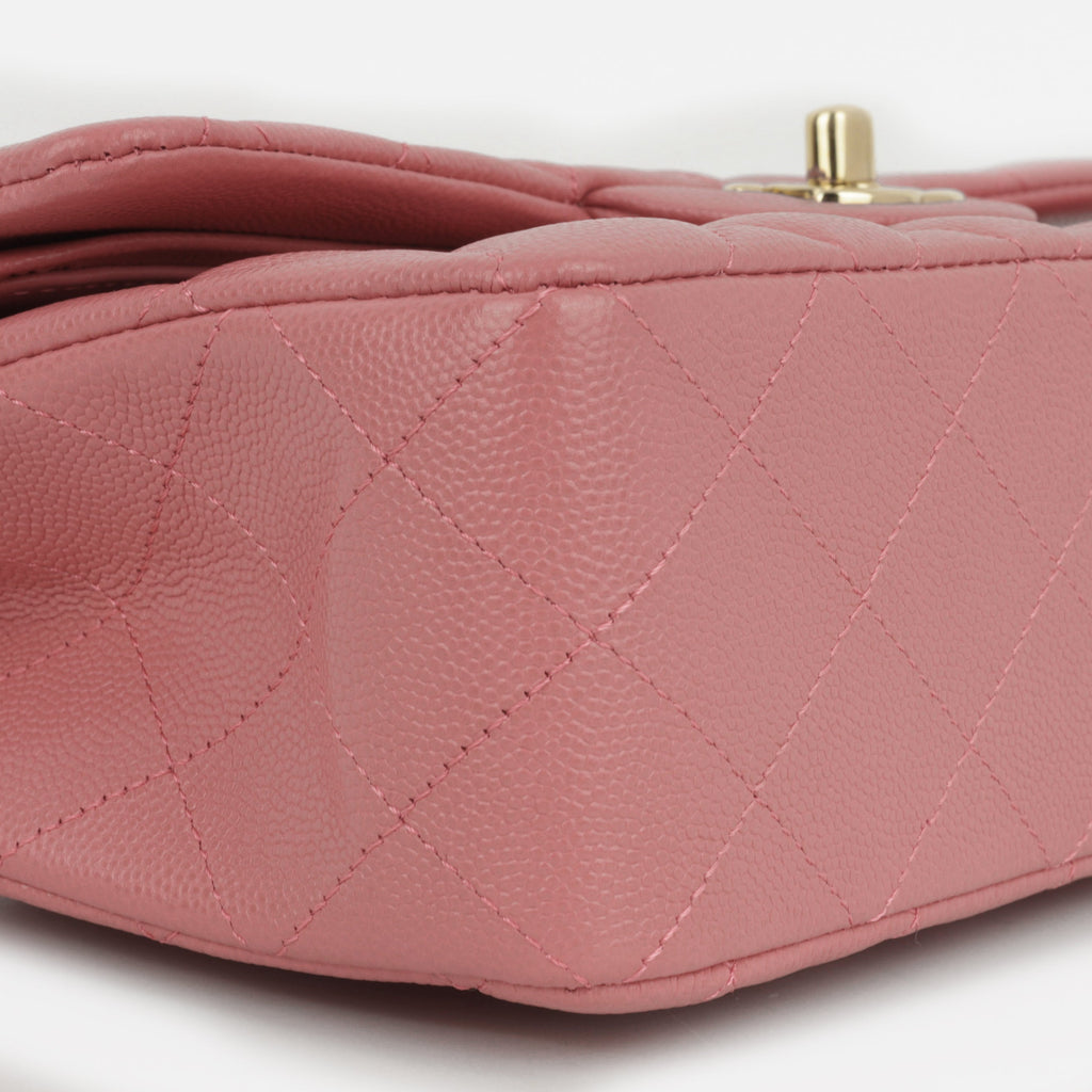 Chanel Small Classic Flap - Pink Caviar | Champagne Gold Hardware