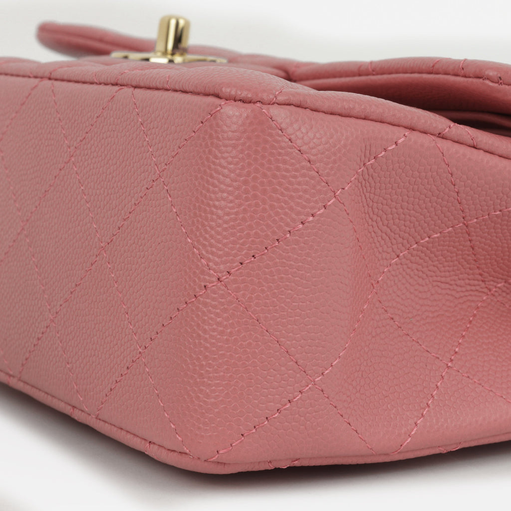 Chanel Small Classic Flap - Pink Caviar | Champagne Gold Hardware