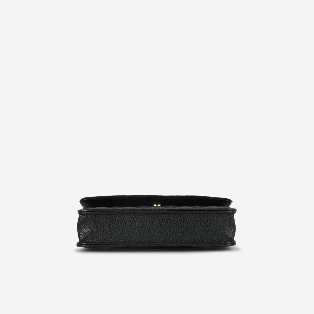 Chanel Classic Wallet on Chain - Black Caviar | Gold Hardware