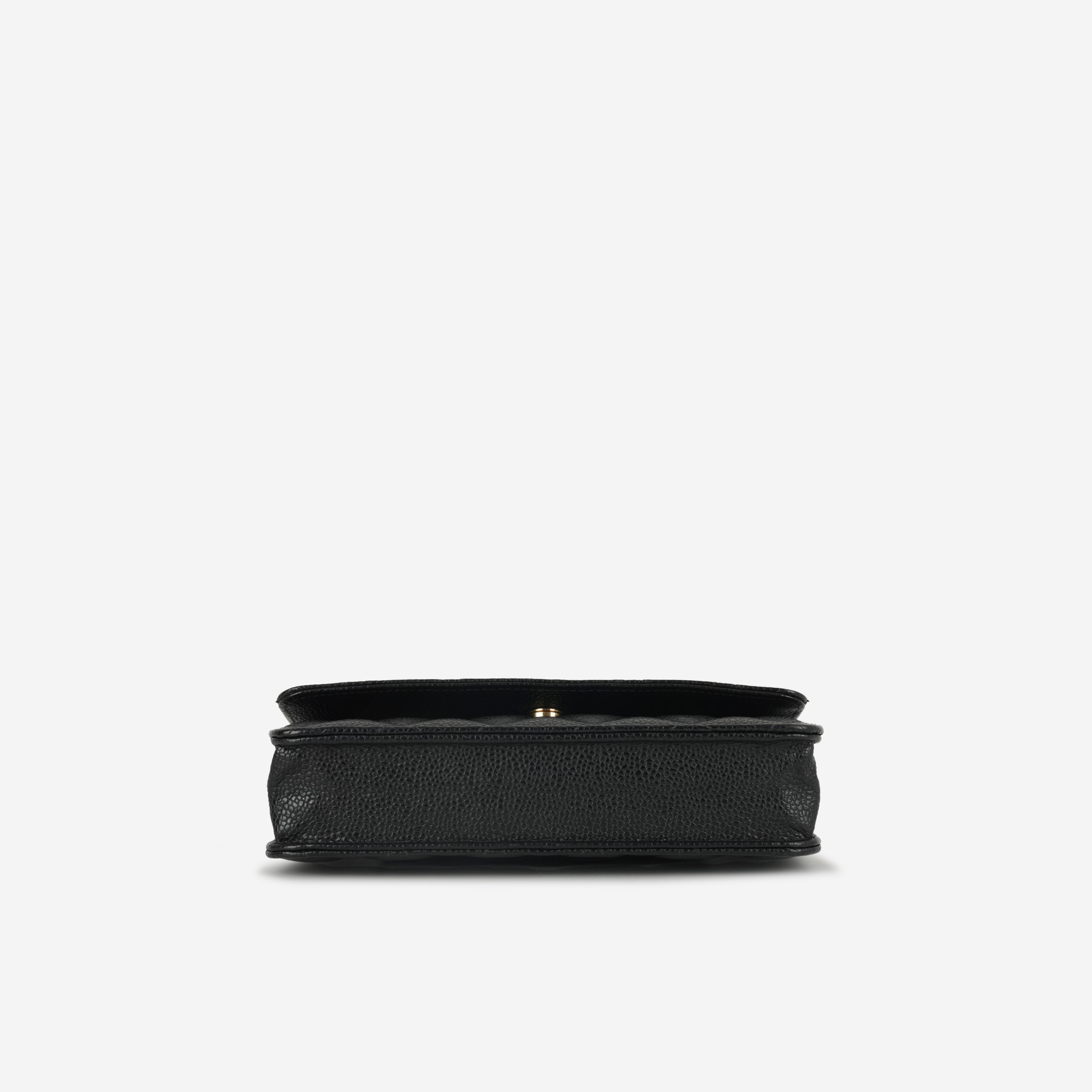 Chanel Classic Wallet on Chain - Black Caviar | Gold Hardware