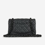 Chanel Mini Rectangular - So Black Iridescent Lambskin